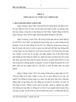 Lập phương án điều tra và kế hoạch tiến hành điều tra thống kê mẫu hàng tháng ngành công nghiệp 