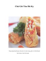 Tài liệu Chả Giò Tàu Hủ Ky doc