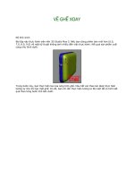 Tài liệu Vẽ ghế xoay với 3D Max 5 Phần 10 ppt