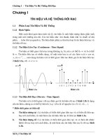 Tài liệu Xử lý tín hiệu số_Chương I (Phần 1) docx