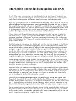 Tài liệu Marketing không áp dụng quảng cáo (P.3) pptx