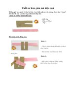 Tài liệu Thắt nơ đơn giản mà hiệu quả pptx