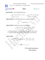 Tài liệu Đề và đáp án thi thử đại học môn Toán 2010_Đề số 8 ppt