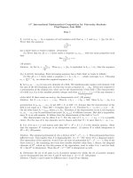 Tài liệu Đề thi Olympic sinh viên thế giới năm 2003 pdf