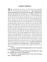 Tài liệu Tiểu luận triết học - Vận dụng lý luận phương thức sản xuất phân tích nhà máy phích nước – bóng đèn doc