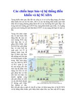 Tài liệu Các chiến lược bảo vệ hệ thống điều khiển và hệ SCADA doc