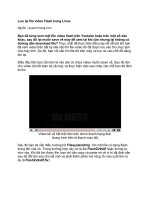 Tài liệu Lưu lại file video Flash trong Linux doc