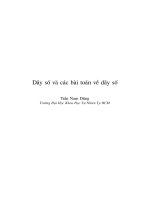 Tài liệu Dãy số và các bài toán về dãy số doc