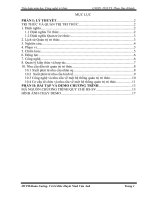 Tiểu luận môn học công nghệ tri thức 