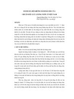 Tài liệu Đánh giá độ không đảm bảo đo của chuẩn đầu lưu lượng nước ở Việt Nam docx