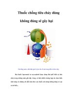 Tài liệu Thuốc chống tiêu chảy dùng không đúng sẽ gây hại docx