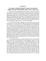 Tài liệu CHƯƠNG 1 VAI TRÒ, VỊ TRÍ, ĐẶC ĐIỂM VÀ KHẢ NĂNG PHÁT TRIỂN NGÀNH NUÔI TRỒNG THỦY SẢN Ở VIỆT NAM docx