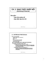 Tài liệu Thiết bị ngoại vi và ghép nối . chương 2 pptx