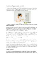 Tài liệu cách hạn chế nguy cơ ngộ độc thực phẩm pptx