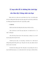 Tài liệu 12 mẹo nhỏ để có những bức ảnh đẹp cho bữa tiệc Giáng sinh ppt