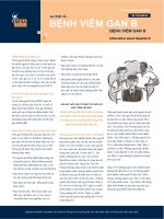 Tài liệu BỀNH VIÊN GAN B pdf