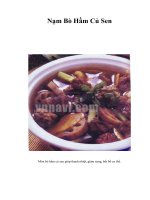 Tài liệu Nạm Bò Hầm Củ Sen pdf