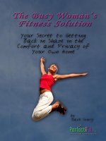 The Busy Woman’s Fitness Solution pdf