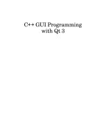 C++ GUI Programming with Qt 3 ppt