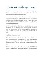 Truyền hình vẫn nắm ngôi “vương” pot