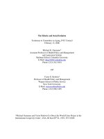 The Elderly and Social Isolation pptx