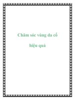 Chăm sóc vùng da cổ hiệu quả docx