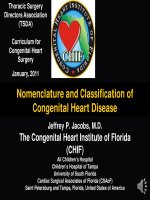 Nomenclature and Classification of Congenital Heart Disease doc