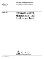 Internal Control Management and Evaluation Tool docx