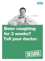 Been coughing for 3 weeks? Tell your doctor doc