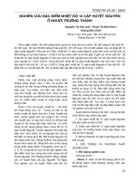 Nghiên cứu đặc điểm nhiệt độ 12 cặp huyệt nguyên ở người trưởng thành pot