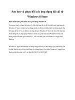Sao lưu và phục hồi các ứng dụng đã cài từ Windows 8 Store pot