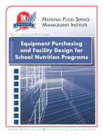 Equipment Purchasing and Facility Design for School Nutrition Programs potx