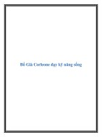 Bố Già Corleone dạy kỹ năng sống ppt