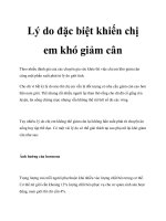 Lý do đặc biệt khiến chị em khó giảm cân pptx