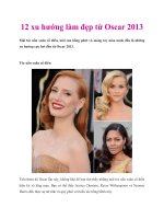 12 xu hướng làm đẹp từ Oscar 2013 pptx