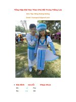 Tổng Hợp Bài Học Theo Chủ Đề Trong Tiếng Lào docx