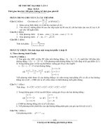 ĐỀ THI THỬ LẦN 2 Môn: TOÁN docx