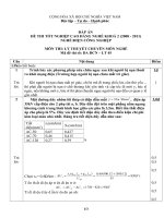 đáp án đề thi lí thuyết tốt nghiệp khóa 2 - điện công nghiệp - mã đề thi mã đề thi dcn - lt (45)