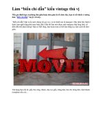 Làm “biển chỉ dẫn” kiểu vintage thú vị pot