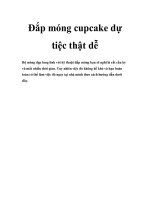 Đắp móng cupcake dự tiệc thật dễ ppt