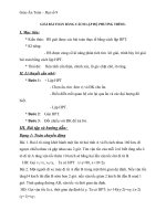 giáo án môn toán lớp 9 về giải bài toán bằng cách lập hệ phương trình