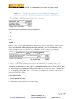 tài liệu ôn thi CFA