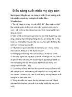 Điều sáng suốt nhất mẹ dạy con doc