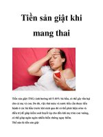 Tiền sản giật khi mang thai potx