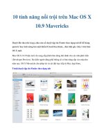 10 tính năng nổi trội trên Mac OS X 10.9 Mavericks docx