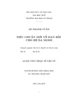 tiêu chuẩn mới cho hệ đan rối ba mode