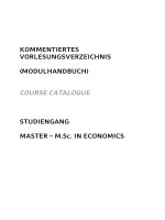 Compulsory Courses MASTER – M.Sc. in Economics doc