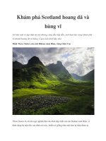 Khám phá Scotland hoang dã và hùng vĩ doc