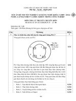 đáp án đề thi lý thuyết-lắp đặt điện và điều khiển trong công nghiệp-mã đề thi ktlđđ&đktcn - th (1 (45)