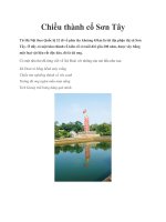 Chiều thành cổ Sơn Tây pdf
